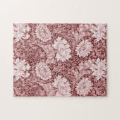 Chrysanthemum Maroon, William Morris Legpuzzel (Horizontaal)