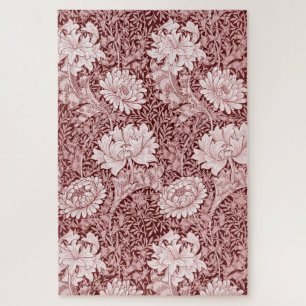 Chrysanthemum Maroon, William Morris Legpuzzel