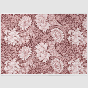 Chrysanthemum Maroon, William Morris Tissuepapier