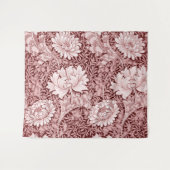 Chrysanthemum Maroon, William Morris Wandkleed (Voorkant (horizontaal))