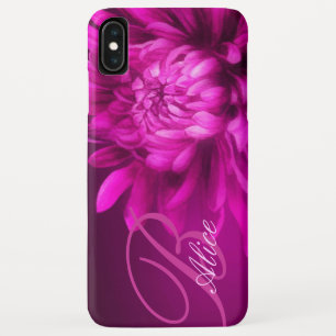 Chrysanthemum mauve aangepaste iPhone case