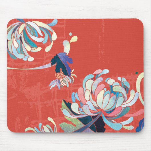 Chrysanthemum Mousepad Muismat (Voorkant)