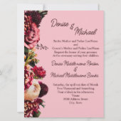 Chrysanthemum op amandelbloesem roze kaart (Voorkant)