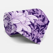 Chrysanthemum Paars, William Morris Stropdas (Opgerold)