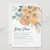 Chrysanthemum Pampas Grass Eucalyptus Orchids Invi Kaart (Voorkant)