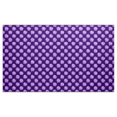Chrysanthemum Pattern - Deep Paars Stof (Yard (91,4 cm))