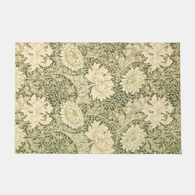 Chrysanthemum Pattern (door William Morris) Deurmat (Voorkant)