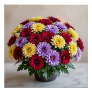 Chrysanthemum Perfect Poster