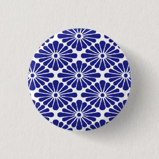 chrysanthemum petals badge ronde button 3,2 cm