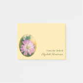 Chrysanthemum Pink en Cream Pastel Floral Post-it® Notes (Voorkant)