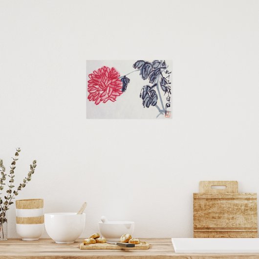 Chrysanthemum Poster (Keuken)