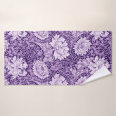 Chrysanthemum Purple, William Morris (Serviette de bain)