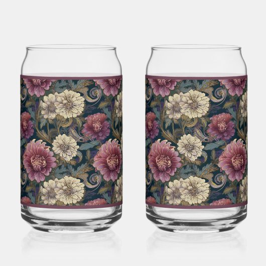Chrysanthemum Soda Glass  Blikvorm Glas (Voorkant)