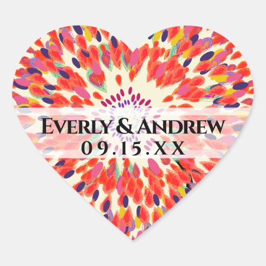 Chrysanthemum Sprookje Bos Stickers (Voorkant)