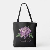 Chrysanthemum Tote Bag (Achterkant)