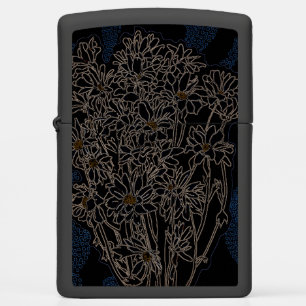 Chrysanthemum tuinbloemen zwart-oud metaal