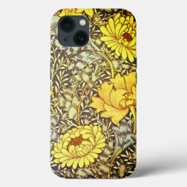 chrysanthemum van William Morris Briefkaart iPhone 13 Hoesje