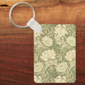 Chrysanthemum van William Morris,  kunst Sleutelhanger (Voorkant)