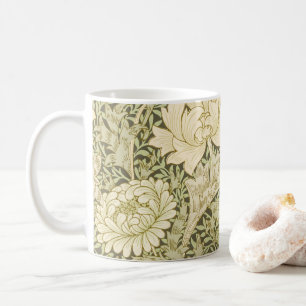 Chrysanthemum van William Morris, Vintage Kunst Koffiemok