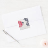 Chrysanthemum Vierkante Sticker (Envelop)
