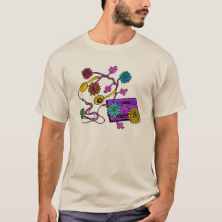 Chrysanthemum Walkman T-shirt
