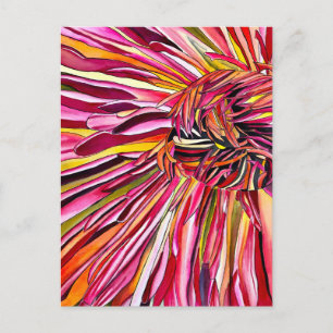 Chrysanthemum waterverf briefkaart