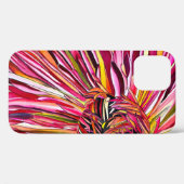 Chrysanthemum waterverf Case-Mate iPhone case (Achterkant (horizontaal))