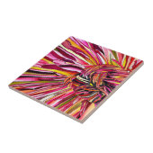 Chrysanthemum waterverf tegeltje (Zijkant)