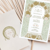 Chrysanthemum Wedding Invitations William Morris Kaart