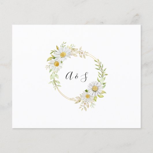 Chrysanthemum wenst dat de Soon wordt Mrs. card Flyer (Achterkant)