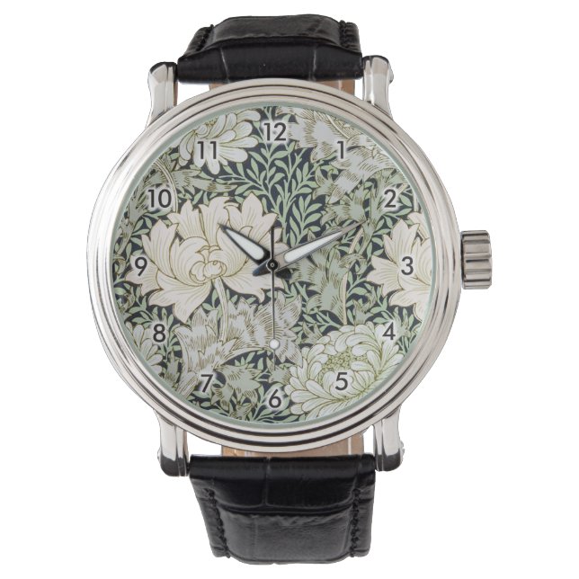 Chrysanthemum, William Morris Horloge (Voorkant)