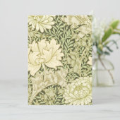 Chrysanthemum William Morris Kaart (Staand voorkant)