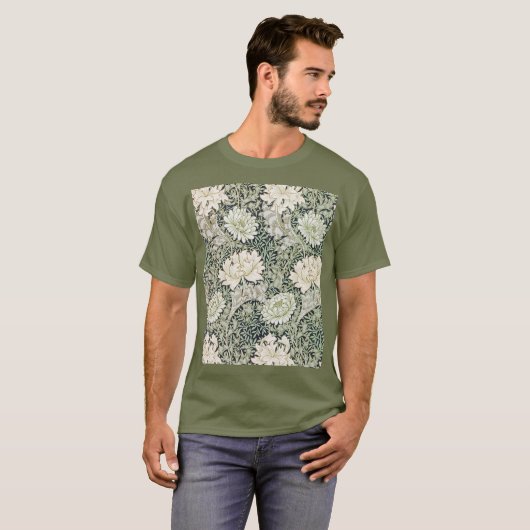 Chrysanthemum, William Morris T-shirt (Voorkant volledig)
