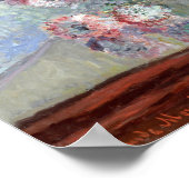 Chrysanthemums (1882) van Claude Monet Poster (Hoek)