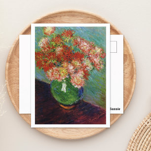 Chrysanthemums Claude Monet Briefkaart
