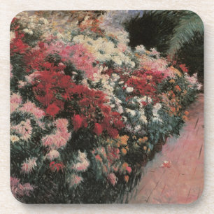 Chrysanthemums door Dennis Bunker Miller, Fine Art Bier Onderzetter