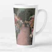 Chrysanthemums van Dennis Bunker Miller, Fine Art Latte Mok (Rechts)