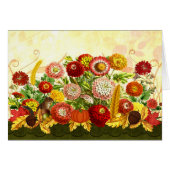 Chrysanthemums with Autumn Theme and Chipmunk (Devant Horizontal)
