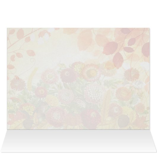 Chrysanthemums with Autumn Theme and Chipmunk (Intérieur Horizontal (haut))