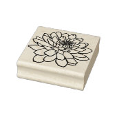 Chrysanthemumtekening Rubberstempel (Stempel)