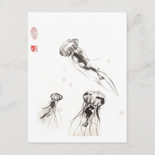 Chrysaora Jellyfish Briefkaart