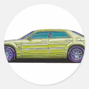 Chrysler 300 2006 ronde sticker