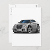 Chrysler 300 Silver Car Briefkaart (Voorkant / Achterkant)