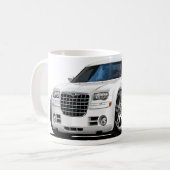 Chrysler 300 White Car Koffiemok (Voorkant links)