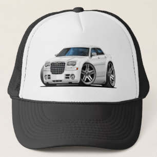 Chrysler 300 White Car Trucker Pet