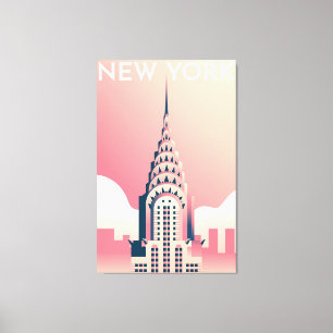 Chrysler Building Canvas Afdruk