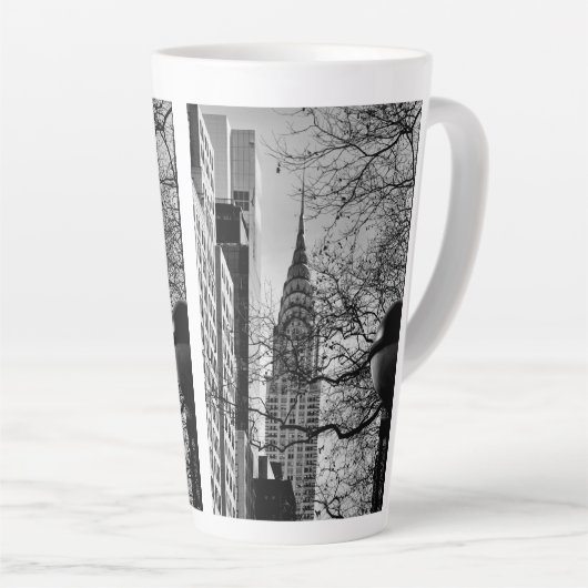Chrysler Building Manhattan tall tall mug (Angle droit)