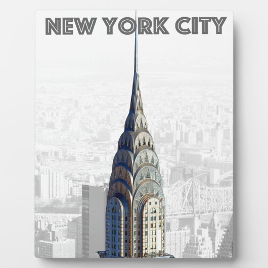 Chrysler Building New York City Fotoplaat (Voorkant)