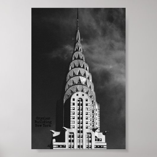 Chrysler Building New York Poster (Voorkant)