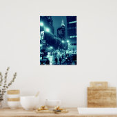 Chrysler Building NYC Blue Poster 18x24 (Cuisine)